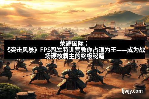 荣耀国际：《突击风暴》FPS冠军特训营教你占道为王——成为战场硬核霸主的终极秘籍
